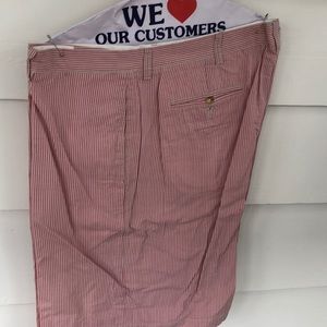 Salmon Searsucker Shorts